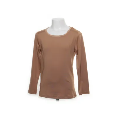 T-shirt à manches longues (Beige) Élasthane, Polyester