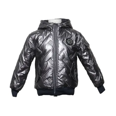 Winter jacket (Gray) from S&D Cotton, Polyamide, Polyester