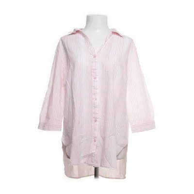Short sleeve shirt (White, Pink) from Atlas for Women Cotton