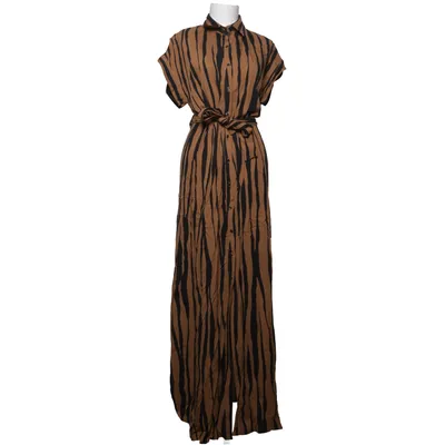 Blousejurk (Bruin, Zwart) van TFY Viscose