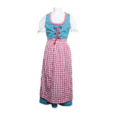 Dirndl (Blauw, Wit, Roze) van Ramona Lippert Katoen