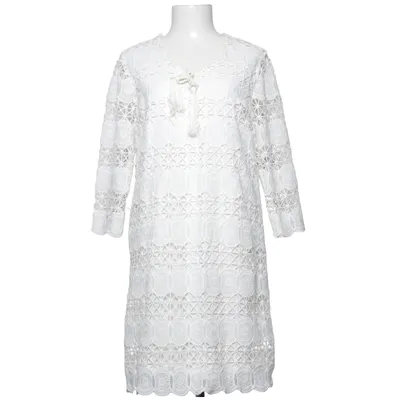 Robe (Blanc) de Derhy Polyester, Viscose