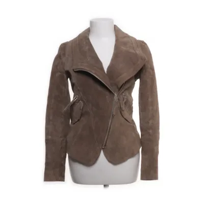 Läderjacka (Brun) från Brandalism Polyester, Skinn