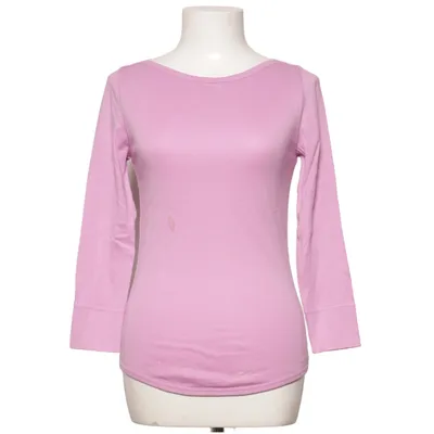 Langærmet t-shirt (Lilla) fra British India Bomuld