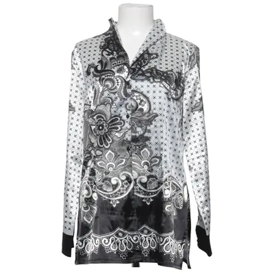 Blouse (Noir, Blanc) de Naracamicie Élasthane, Polyester