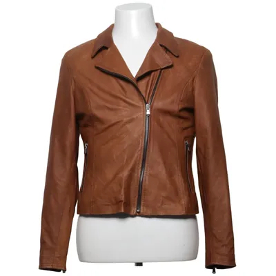 Veste de motard (Marron) de Lavorazione Artigianale Cuir