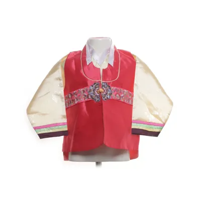 Folk costume (Pink, Multicolored)