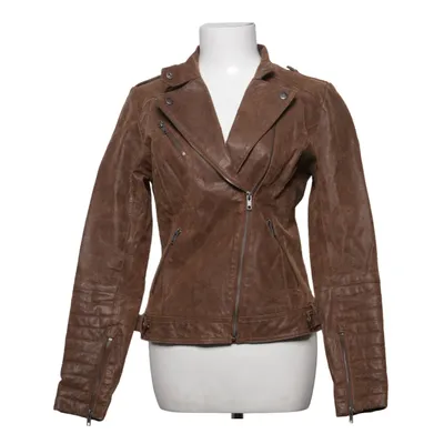Bikerjacka (Brun) från Desires Skinn, Polyester