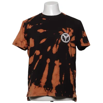 T-shirt (Sort, Orange) fra Carlo Colucci Bomuld, Elastan