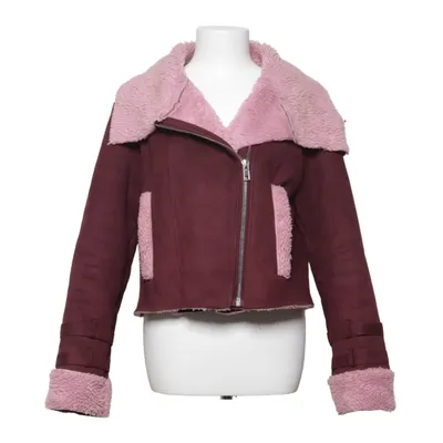 Shearling jas (Lila, Roze) van ASOS Elastaan, Polyester