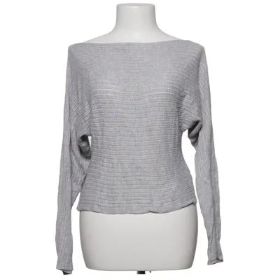 Sweater (Gray) from Forever 21 Contemporary Cotton, Polyamide, Polyester, Viscose