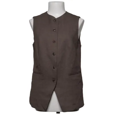 Suit vest (Brown, Beige) from H&M Polyester, Viscose, Elastane