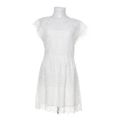 Klänning (Vit) från Zara Basic Polyester, Viskos