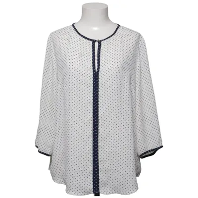 Bluse (Weiß, Blau) von Tinta Style