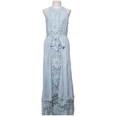 Maxi dress (Blue) from Flammode Polyamide, Viscose