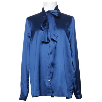 Sløjfebluse (Blå) fra Cellbes Woman Elastan, Polyester