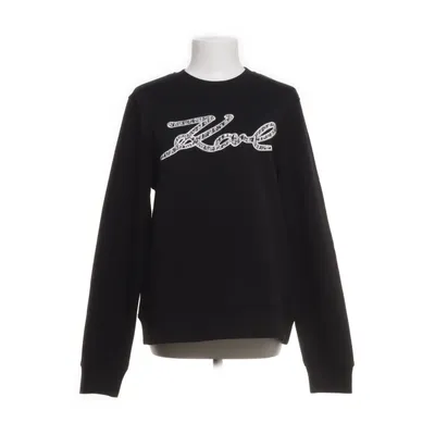 Sweatshirt (Zwart) van Karl Lagerfeld Organisch katoen, Gerecycled polyester