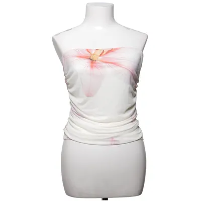 Top tube (Blanc, Rose, Multicolore) de Gina Tricot Élasthane, Polyester