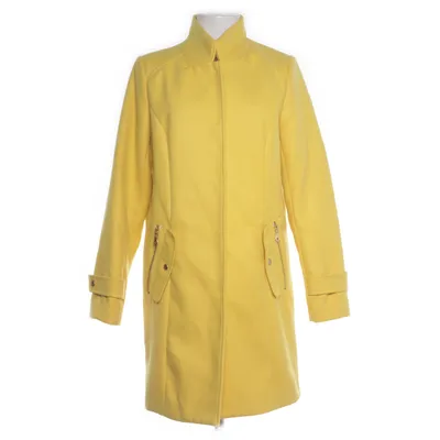Coat (Yellow) from R Edition Elastane, Polyester, Viscose