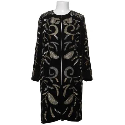 Jas (Zwart, Goud, Zilver) van Uterqüe Katoen, Modal, Polyester