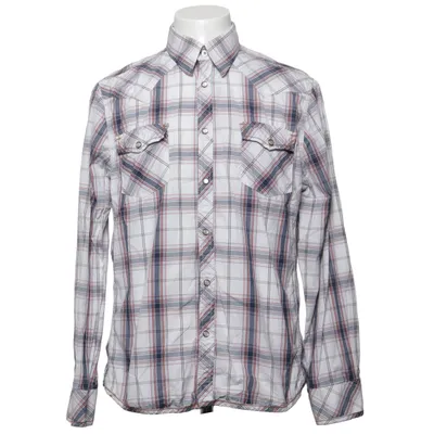 Chemise en flanelle (Blanc, Bleu, Rouge) de Jack & Jones Vintage Denim Coton