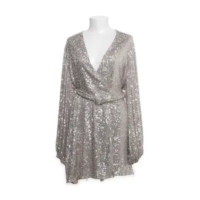 Cocktailjurk (Beige, Zilver) van Zara Polyester, Elastaan