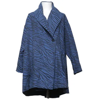 Cardigan (Blue, Black) from Wendy Trendy