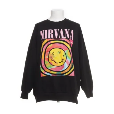 Collegetröja (Svart) från Nirvana Bomull, Polyester