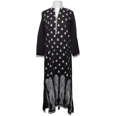 Caftan (Noir, Blanc) de Khaadi Coton
