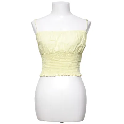Crop top (Geel) van Stradivarius Linnen
