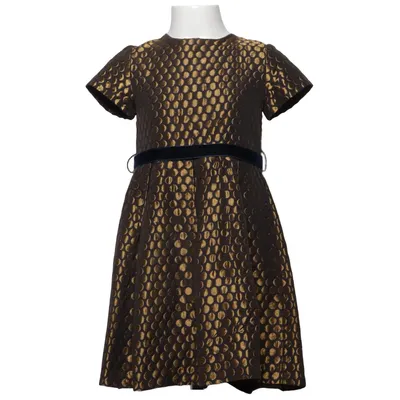 Dress (Blue, Gold, Multicolored) from Jacadi Cotton, Polyester