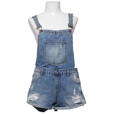 Hängselshorts (Blå) från Glamorous Bomull