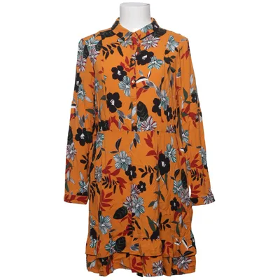 Skjortekjole (Gul, Flerfarvet) fra Papaya Viscose