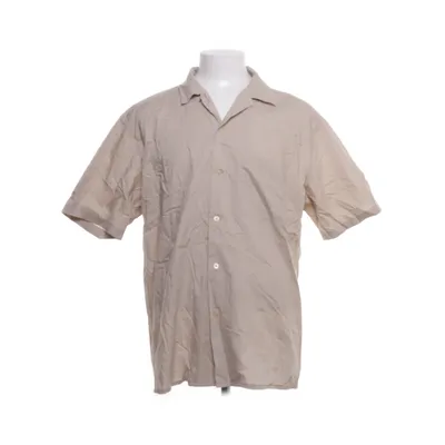 Kortärmad skjorta (Beige) från Uniqlo Bomull, Modal