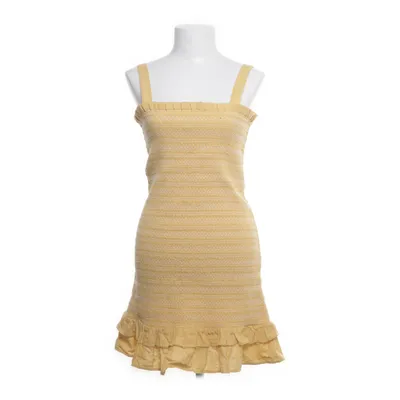 Jurk (Geel, Wit) van American Eagle Katoen, Linnen, Polyester