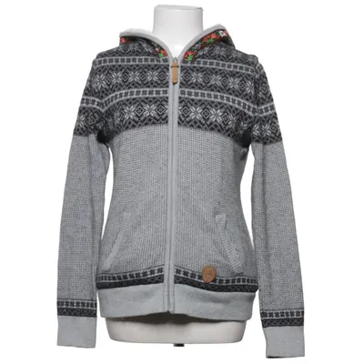Hoodie (Gray, White) from Alprausch Polyamide, Polyester, Wool