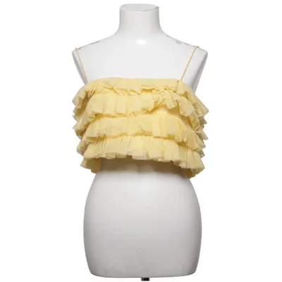 Crop top (Geel) van Zara Polyester
