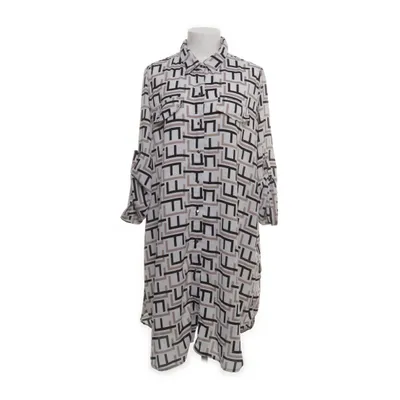 Skjortklänning (Vit, Beige, Svart) från Isolde Polyester