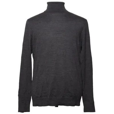 Rollkragenpullover (Grau) von H&M Man Acryl, Merinowolle