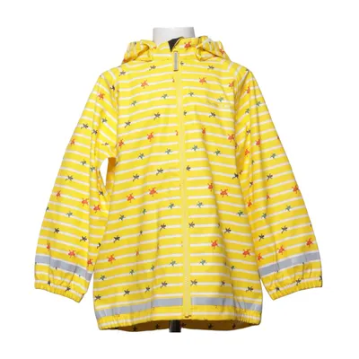 Regnjakke (Gul, Flerfarvet) fra Polarn O. Pyret Polyester, Polyurethan