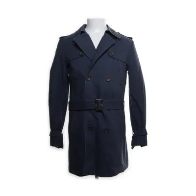 Trenchcoat (Blauw) van Kiomi Katoen, Polyester
