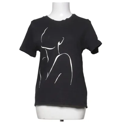 T-shirt (Sort, Hvid) fra Visual Clothing Project Bomuld