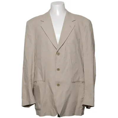 Blazer (Beige) from Florentino Cotton, Linen, Viscose