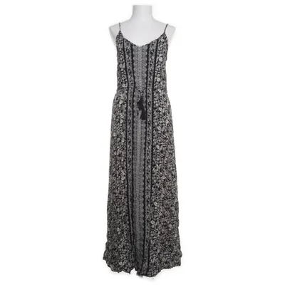 Maxi dress (Black, White) from Gina Viscose