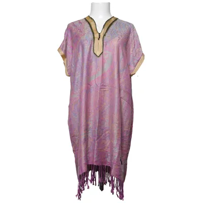 Kaftan (Purple, Multicolored) from Pashmina