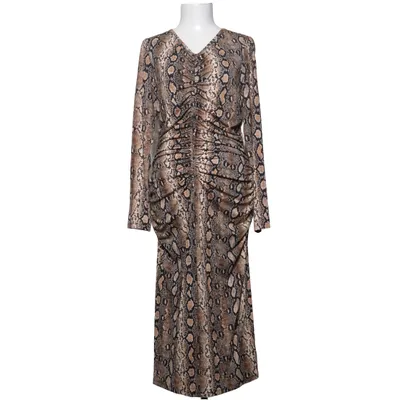 Maxi jurk (Bruin, Zwart) van Michael Kors Elastaan, Viscose