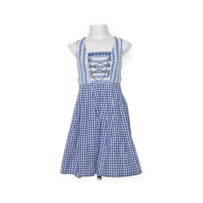 Dirndl (Blå, Vit) från Alpin Bomull, Polyester