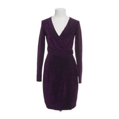 Wrap dress (Purple, Silver) from MbyM Elastane, Polyester