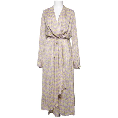 Wickelkleid (Gelb, Lila, Mehrfarbig) von Birgitte Herskind Polyester