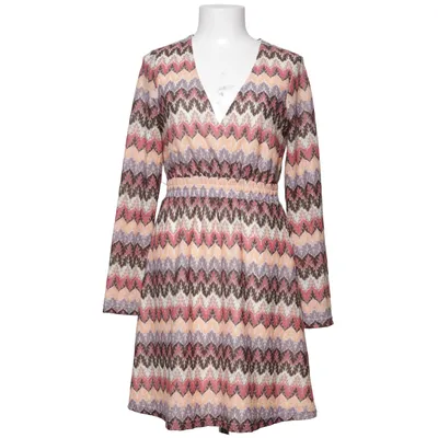 Jurk (Ziczac Long Sleeve Dress) van Dry Lake Elastaan, Polyester